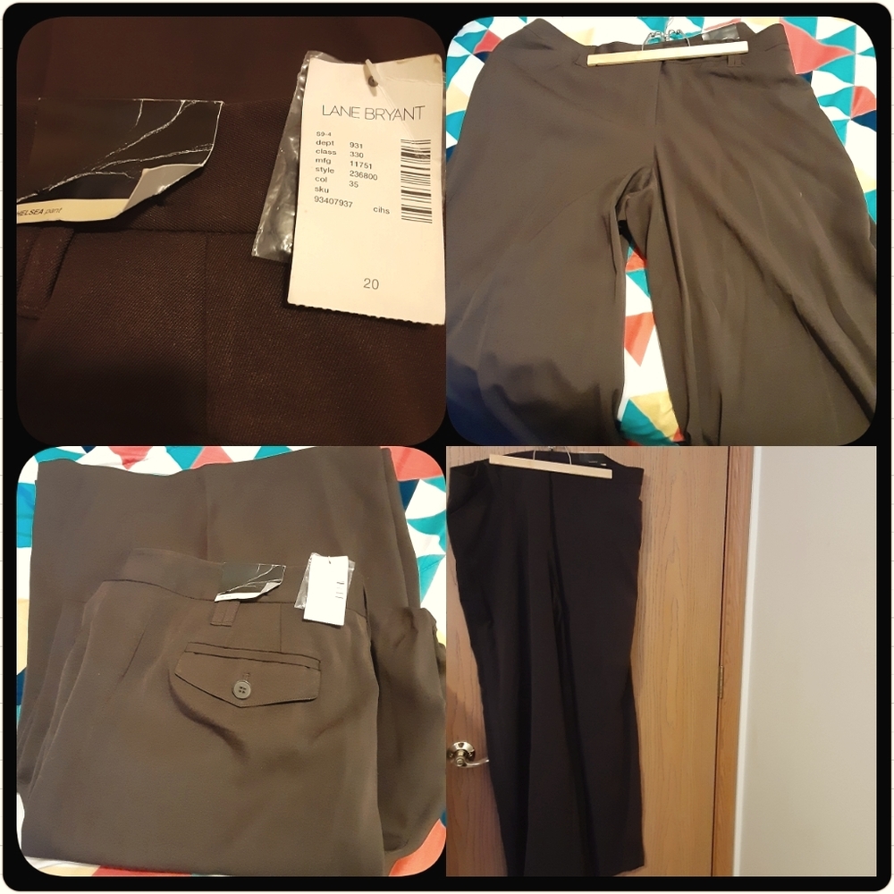 "Shira's Sheroes" Wide Leg Dress Slacks